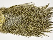 7497 Coq De Leon Dry Fly Hackle, Bronze Grade Saddle Pale Yellow