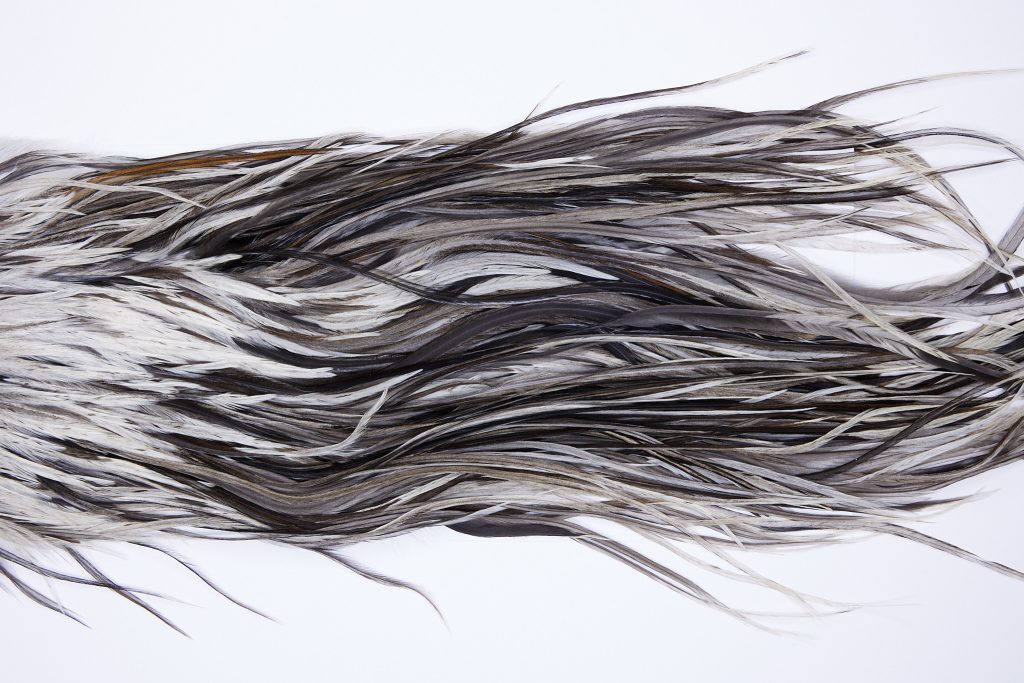 81 - JimsFlyCo Dry Fly Hackle, Variant #2 Grade Rooster Saddle, Ties Sizes 12-14