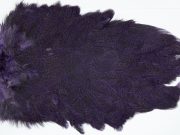 2670 Coq De Leon Hen Saddle Purple Speckled