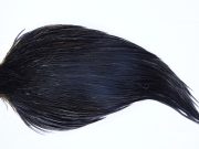 3368 Hebert Dry Fly Hackle, Pro Grade Rooster Cape Black Ties Size 10-22