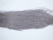 3450 Hebert Dry Fly Hackle, Gold Grade Rooster Saddle Medium Grey Dun Ties Size 14-16