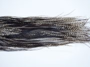3785 Heritage Dry Fly Hackle, 3 Grade Rooster Saddle Dun Grizzly Ties Size 12-14
