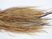 3827 Heritage Dry Fly Hackle, 3 Grade Midge Saddle Barred Ginger Ties Size 16-18