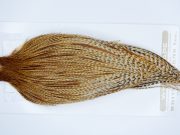 3858 Heritage Dry Fly Hackle, 1 Grade Rooster Cape Barred Ginger Ties Size 10-24