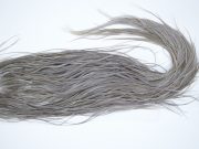 4021 Hebert Dry Fly Hackle, Gold Grade Rooster Saddle Medium Grey Dun Ties Size 12-14