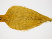 10391 JimsFlyCo Dry Fly Hackle Grade 2 Rooster Cape Badger Golden Straw Ties Size 10-18