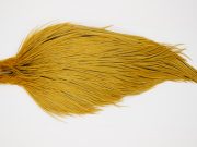 10393 JimsFlyCo Dry Fly Hackle Grade 2 Rooster Cape Badger Golden Straw Ties Size 6-20