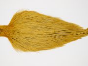 10396 JimsFlyCo Dry Fly Hackle Grade 2 Rooster Cape Badger Golden Straw Ties Size 8-20