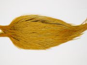 10397 JimsFlyCo Dry Fly Hackle Grade 2 Rooster Cape Badger Golden Straw Ties Size 10-18