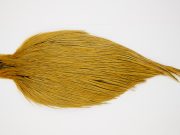 10398 JimsFlyCo Dry Fly Hackle Grade 2 Rooster Cape Badger Golden Straw Ties Size 6-18