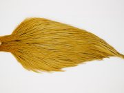 10399 JimsFlyCo Dry Fly Hackle Grade 2 Rooster Cape Badger Golden Straw Ties Size 6-18