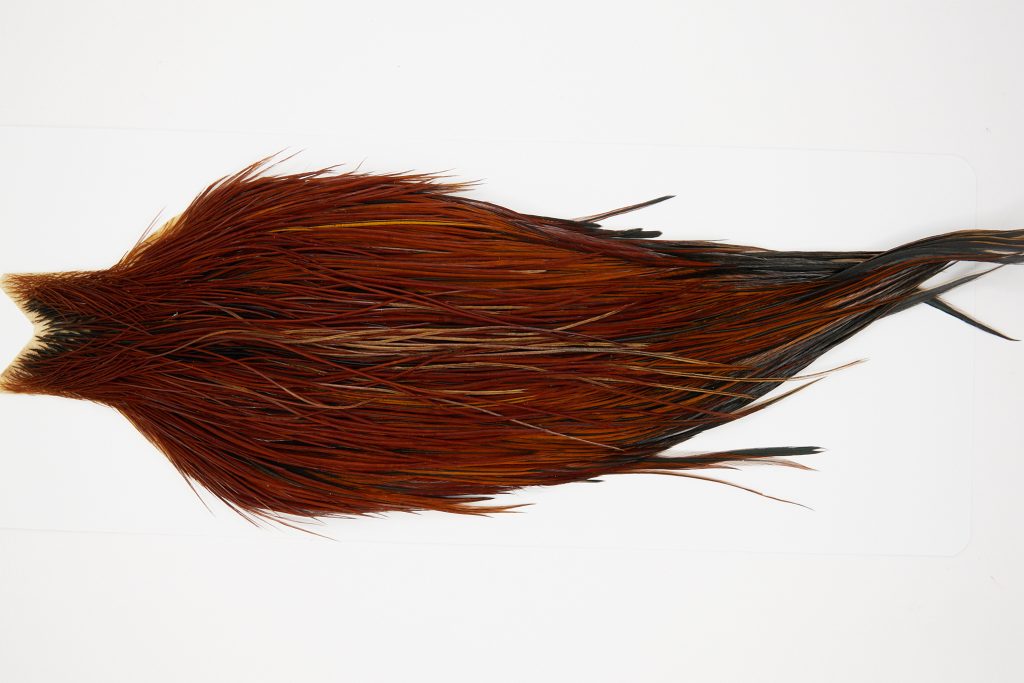 10461 JimsFlyCo Dry Fly Hackle Grade 1 Rooster Cape Furnace Ties Size 12-26