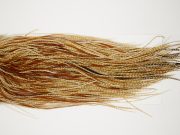 11080 Whiting Dry Fly Hackle Bronze Grade Midge Saddle Barred Medium Ginger Ties Size 14-18