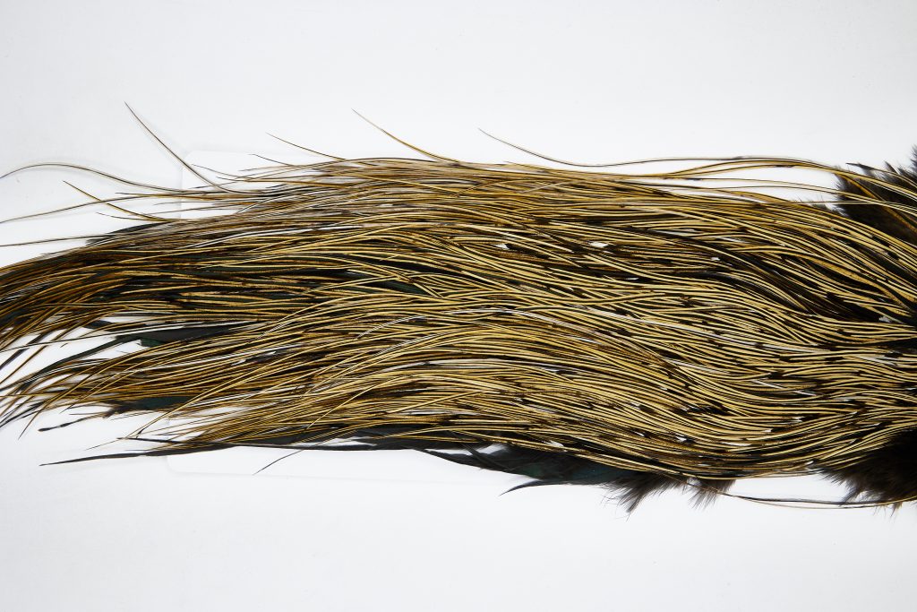 11119 Whiting Dry Fly Hackle Silver Grade Midge Saddle Golden Badger Ties Size 16-18