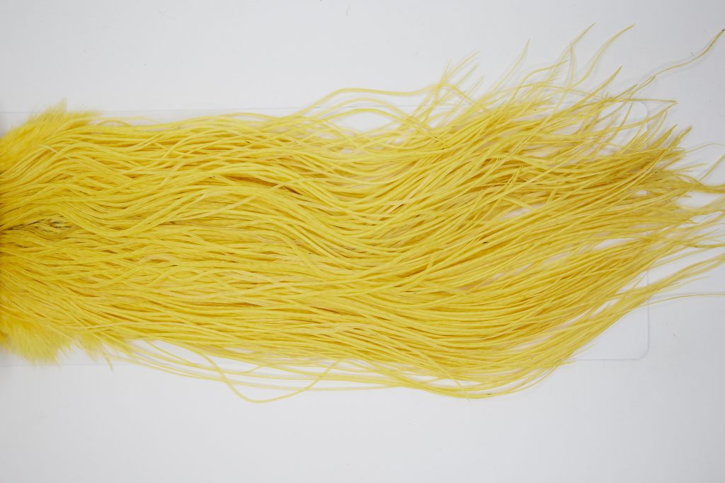 11133 Whiting Dry Fly Hackle Bronze Grade Midge Saddle Pale Yellow Ties Size 18-20