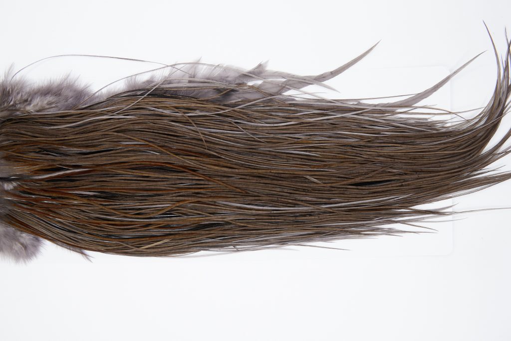 11158 Whiting Dry Fly Hackle Pro Grade Midge Saddle Dark Dun Ties Size 18-20