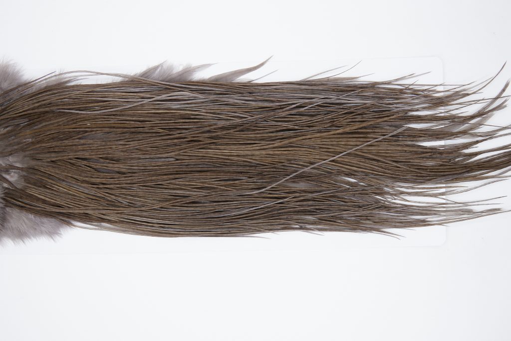 11160 Whiting Dry Fly Hackle Pro Grade Midge Saddle Dark Dun Ties Size 16-18