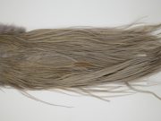 12245 Hebert Dry Fly Hackle Bronze Grade Rooster Saddle Medium Grey Dun Ties Size 10-14