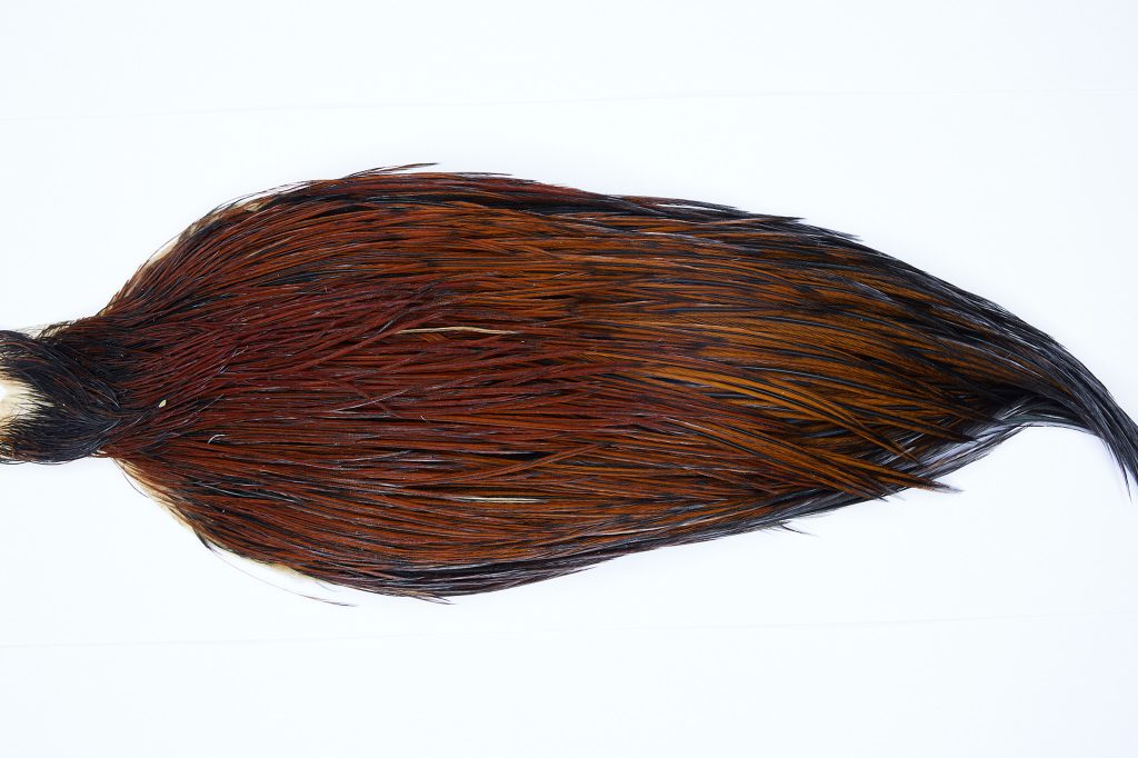 9241 JimsFlyCo Dry Fly Hackle Grade 2 Rooster Cape Furnace Ties Size 10-24