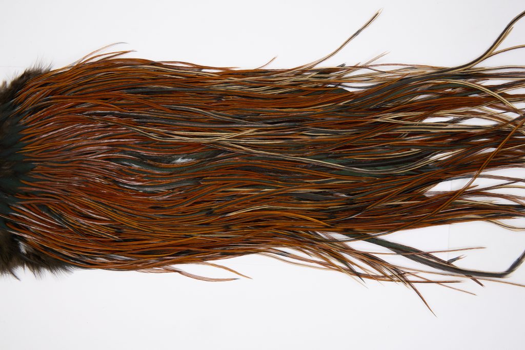 12347 Beaverkill Dry Fly Hackle Rooster Saddle Furnace Ties Size 14-16