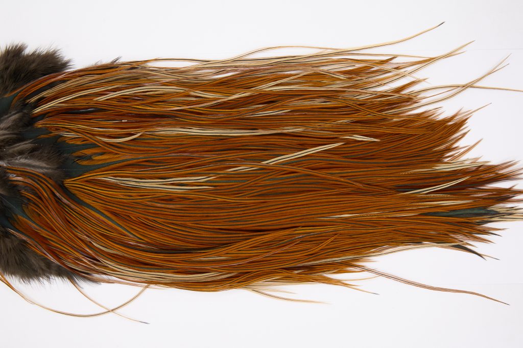12351 Beaverkill Dry Fly Hackle Rooster Saddle Furnace Ties Size 12-16