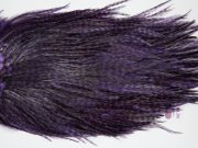 12432 Coq De Leon Dry Fly Hackle Bronze Grade Rooster Saddle Purple Ties Size NA