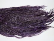 12433 Coq De Leon Dry Fly Hackle Bronze Grade Rooster Saddle Purple Ties Size NA