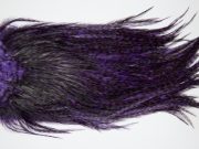 12434 Coq De Leon Dry Fly Hackle Bronze Grade Rooster Saddle Purple Ties Size NA