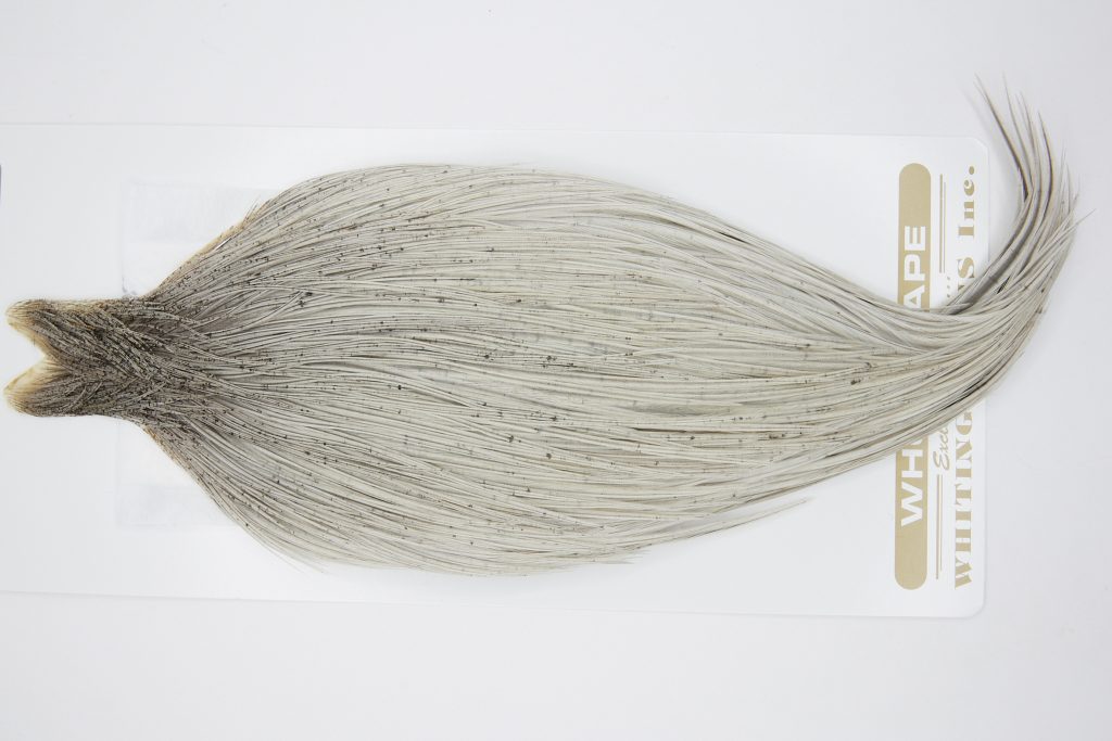 10782 Heritage Dry Fly Hackle Grade 2 Rooster Cape Heritage Dun Ties Size 8-20