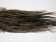 12442 Heritage Dry Fly Hackle Grade 3 Rooster Saddle Grizzly Variant Ties Size 16-18