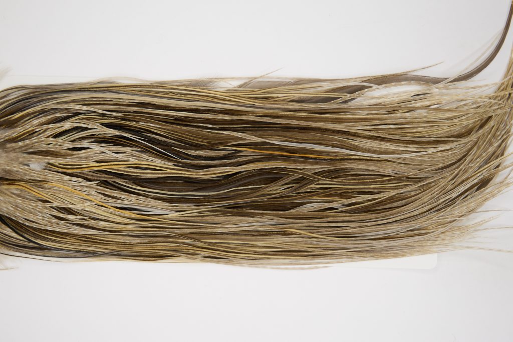 12447 Heritage Dry Fly Hackle Grade 3 Rooster Saddle Variant Ties Size 14