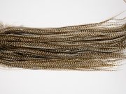 12448 Heritage Dry Fly Hackle Grade 3 Rooster Saddle Dun Grizzly Ties Size 16-18