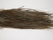 12452 Heritage Dry Fly Hackle  Grade 2 Rooster Saddle Grizzly Variant Ties Size 14-18