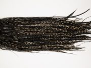 12456 Heritage Dry Fly Hackle Grade 2 Rooster Saddle Grizzly Variant Ties Size 14-18