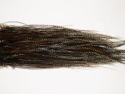 12457 Heritage Dry Fly Hackle Grade 2 Rooster Saddle Grizzly Variant Ties Size 16-18