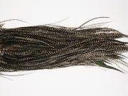12458 Heritage Dry Fly Hackle Grade 2 Rooster Saddle Grizzly Variant Ties Size 16-18