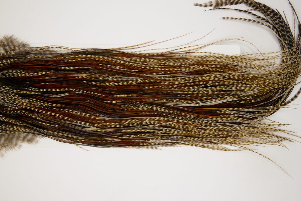 12496 Heritage Dry Fly Hackle Grade 2 Rooster Saddle Variant Ties Size 16-18