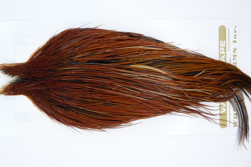 1736 Heritage Dry Fly Hackle, 1 Grade Rooster Cape Brown Ties Size 10-22