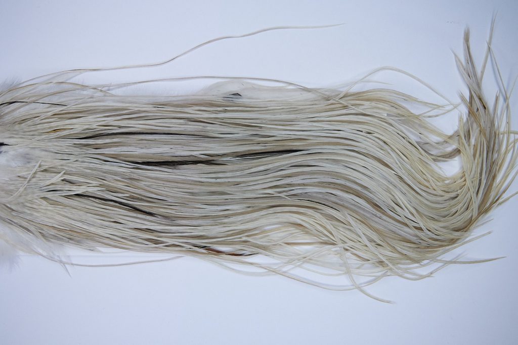 1890 Heritage Dry Fly Hackle, 2 Grade Rooster Saddle Variant Ties Size 14-16