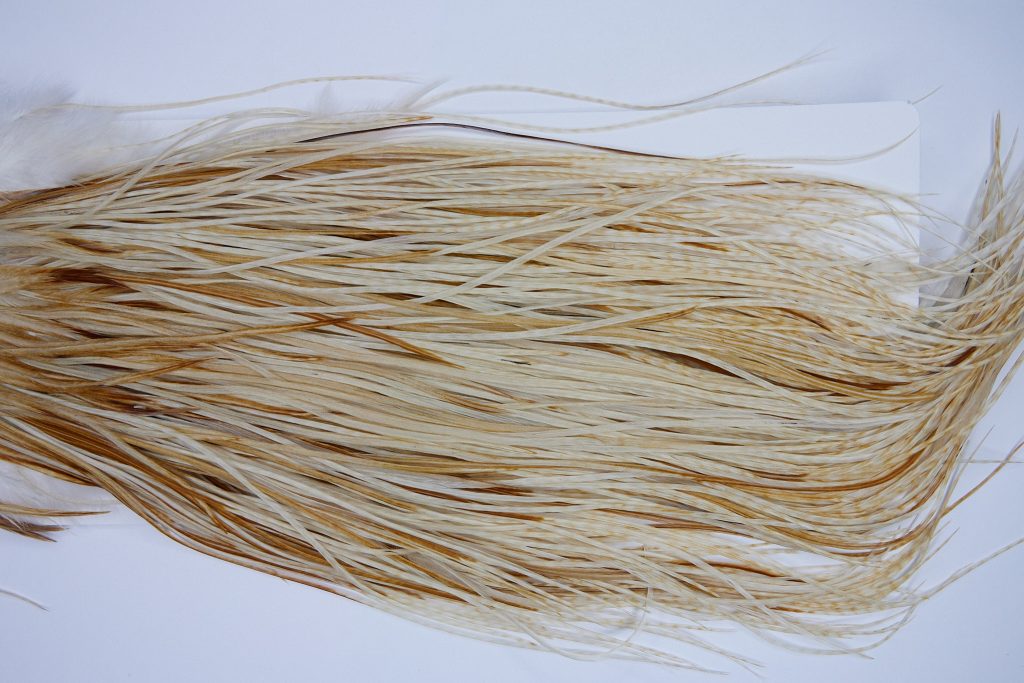 1899 Heritage Dry Fly Hackle, 2 Grade Rooster Saddle Variant Ties Size 16-18
