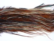 1909 Heritage Dry Fly Hackle, 2 Grade Rooster Saddle Furnace Ties Size 12-16