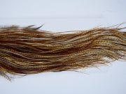 1987 Heritage Dry Fly Hackle, 3 Grade Rooster Saddle Barred Ginger Ties Size 16-18
