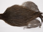 4271 Beaverkill Dry Fly Hackle Rooster Cape Dark Grey Dun Ties Size 8-20