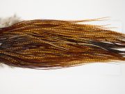 11222 Whiting Dry Fly Hackle Pro Grade Rooster Saddle Dark Barred Ginger Ties Size 14-16