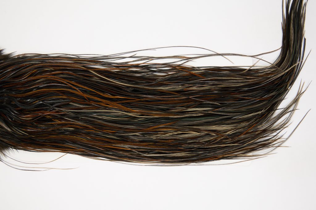 12475 Heritage Dry Fly Hackle Grade 2 Rooster Saddle Furnace Ties Size 18-22