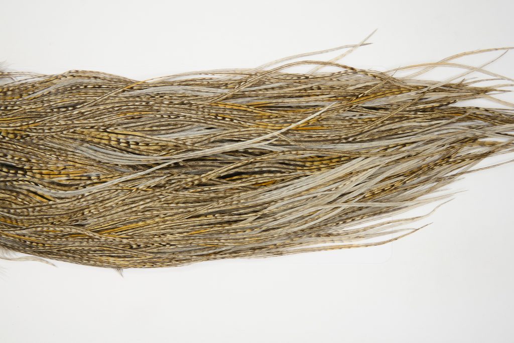 12511 JimsFlyCo Dry Fly Hackle Rhodium Rooster Saddle Variant Ties Size 12-14