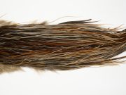 12517 JimsFlyCo Dry Fly Hackle Rhodium Rooster Saddle Furnace Ties Size 16-18