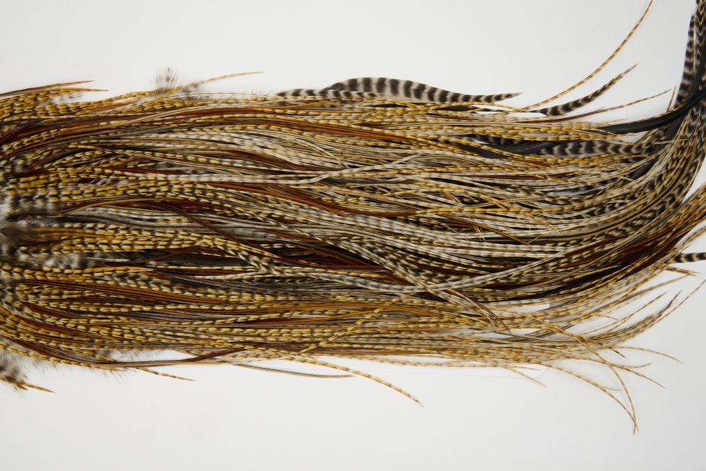 12528 JimsFlyCo Dry Fly Hackle Grade 1 Rooster Saddle Cree Variant Ties Size 12-14