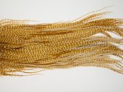 12538 JimsFlyCo Dry Fly Hackle Grade 1 Rooster Saddle Barred Ginger Ties Size 10-12