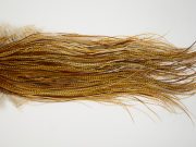 12539 JimsFlyCo Dry Fly Hackle Grade 1 Rooster Saddle Barred Ginger Ties Size 16-20